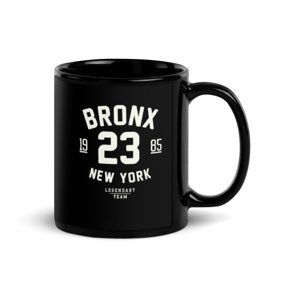 Bronx NY Black Glossy Mug - Chinchilla Choons